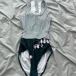 One piece bathing suit
